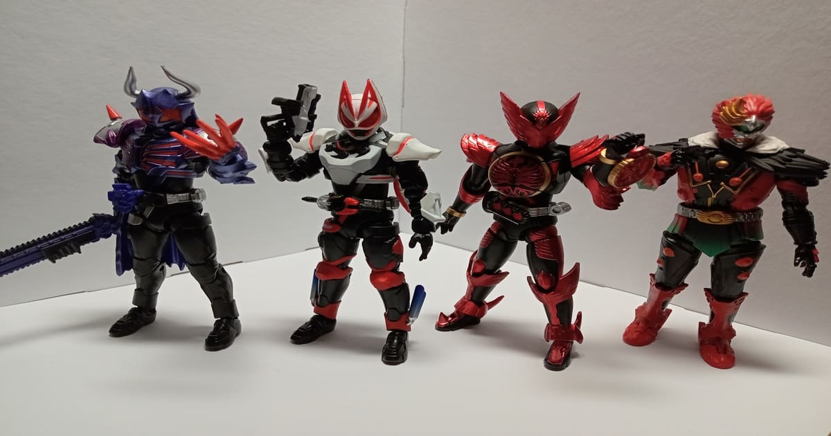 食玩最高級フィギュアの掌動新シリーズ1弾！～大好きなヒーローを圧倒 