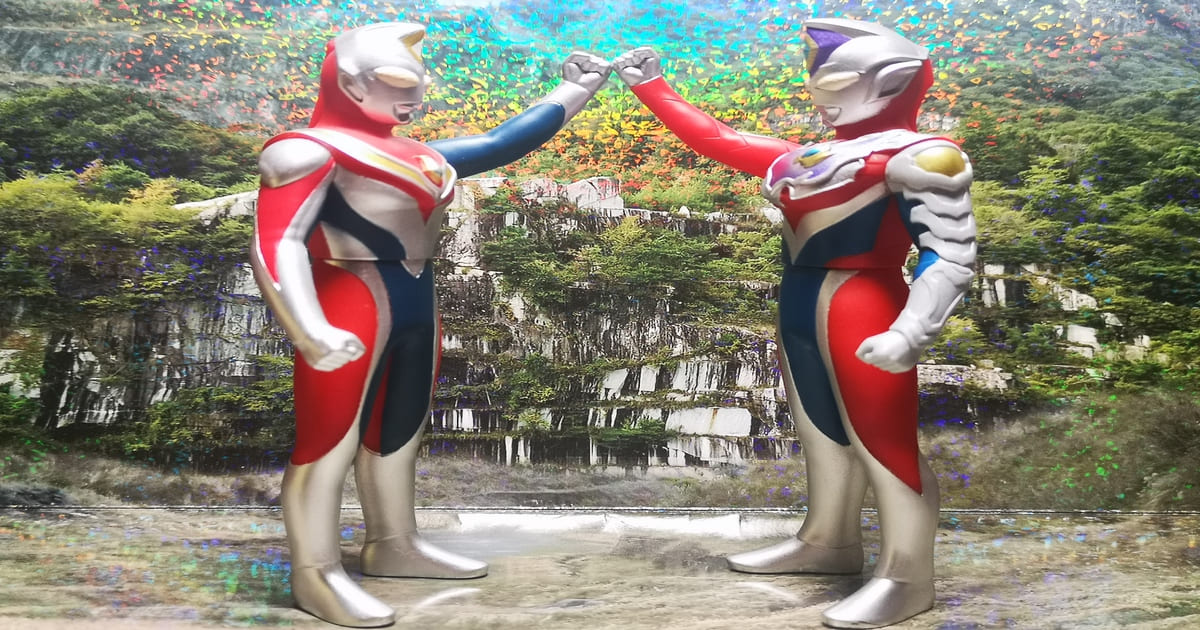 お勧めウルトラソフビ第2弾！～ダイナとデッカー、両方のウルトラマン 